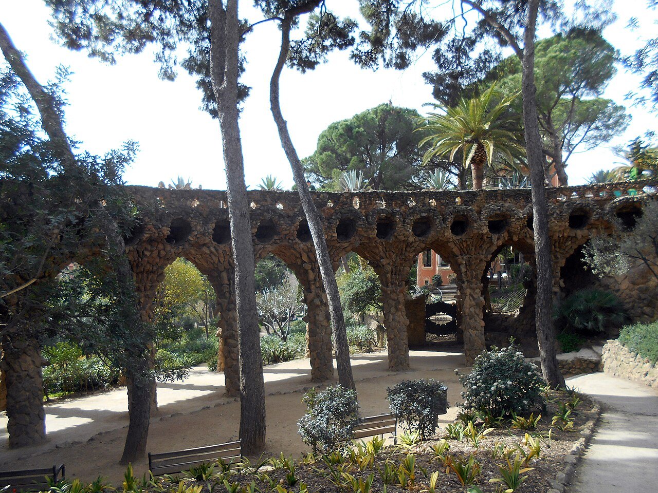 Who was Josep Maria Jujol, and what did he make at Park Güell?
