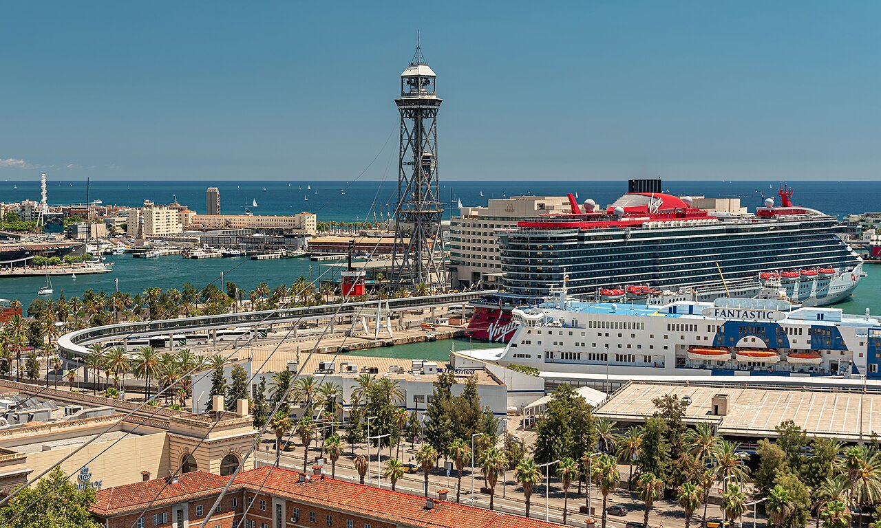 Port Vell and the Columbus Monument
